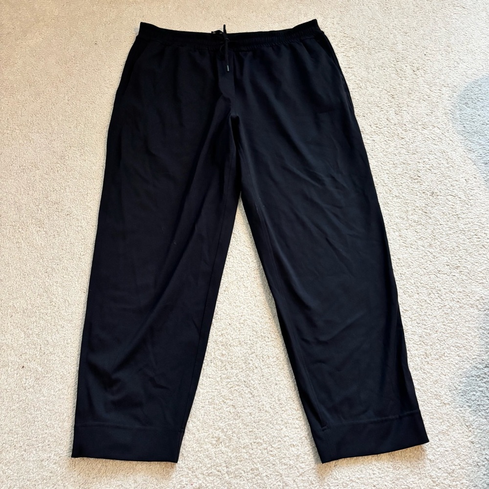 Lululemon Women’s Stretch High-Rise Straight-Leg Pants Black Size Large Trousers